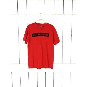 Red Ford Motor Craft graphic tee tshirt